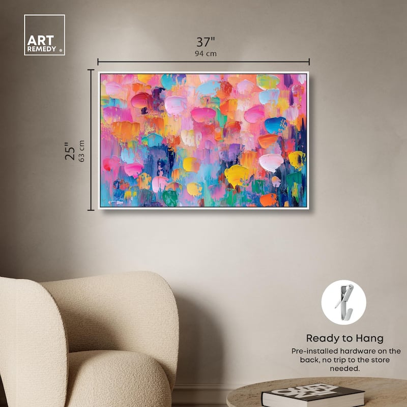 Jubilee of Colors Canvas by Art Remedy