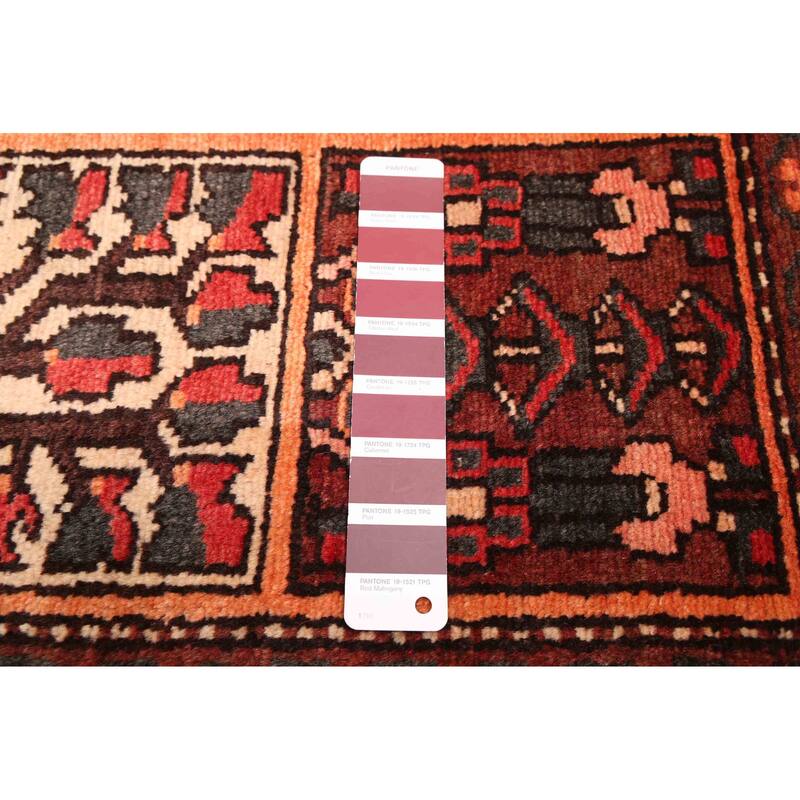 ECARPETGALLERY Hand-knotted Kayseri Vintage Dark Red Wool Rug - 5'1 x 9'1