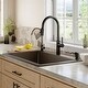 preview thumbnail 32 of 82, Karran Drop-In Quartz 33 in. 1-Hole Single Bowl Kitchen Sink Kit