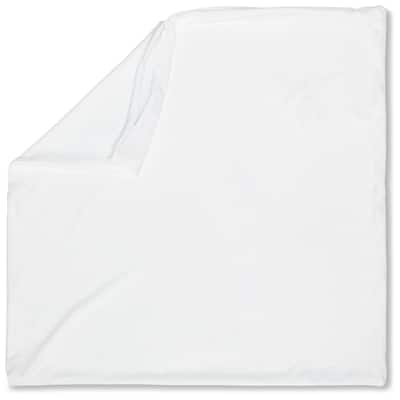 Throw Pillow Cozy Soft Microbead White: 1 Pc