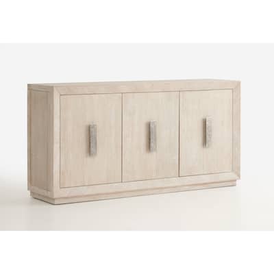 Magnussen Home Herringbone Ridge White Buffet - 72''W x 18''D x 36''H