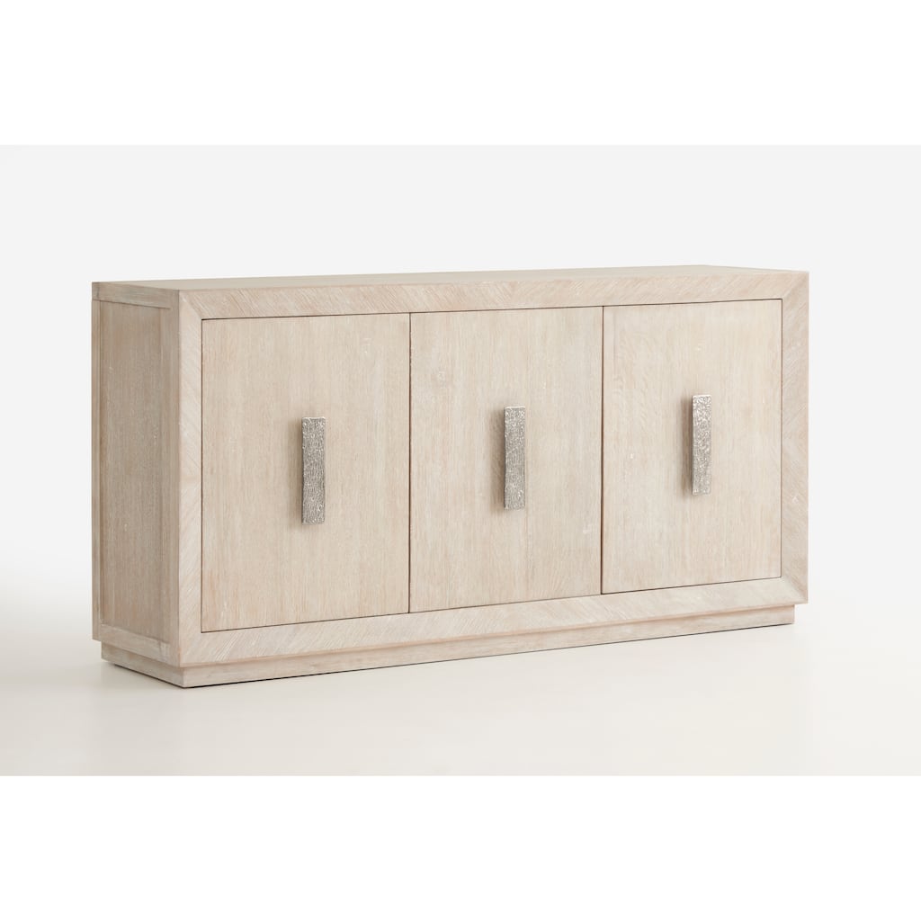 Magnussen Home Herringbone Ridge White Buffet - 72''W x 18''D x 36''H