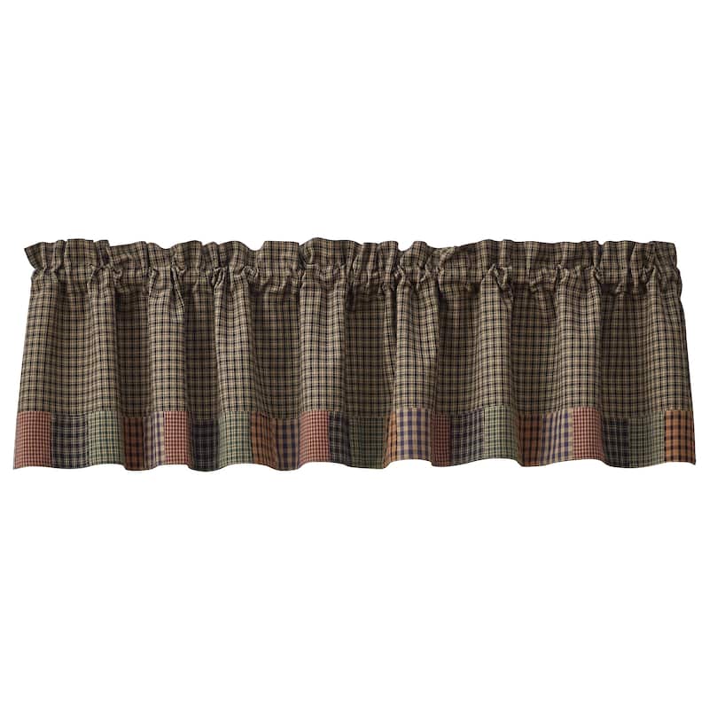 Park Designs Pieced Star Lined Border Valance - 72" x 14"