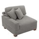 preview thumbnail 160 of 190, Modern Modular Sectional Sofa Corduroy Chaise Lounges
