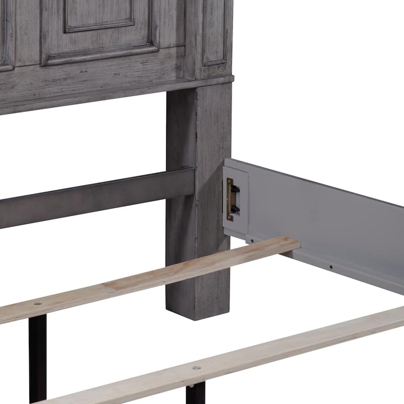 Big Valley Graystone Panel Bed