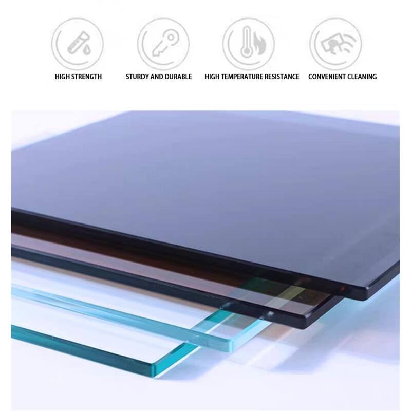 Contemporary Minimalist Glass Coffee Table for Compact Living Spaces