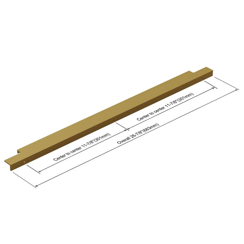 Dowell Series 3063 Handles (26.8", 11.875" CTC), 3 Pack