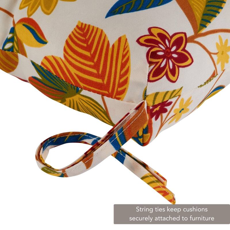 Outdoor 44x22-inch Esprit Floral High Back Chair Cushion (Cushion Only)