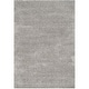 preview thumbnail 164 of 197, SAFAVIEH Laguna Shag Verdiana Solid Color 2-inch Thick Rug. 4' x 6' - Silver - Rectangle