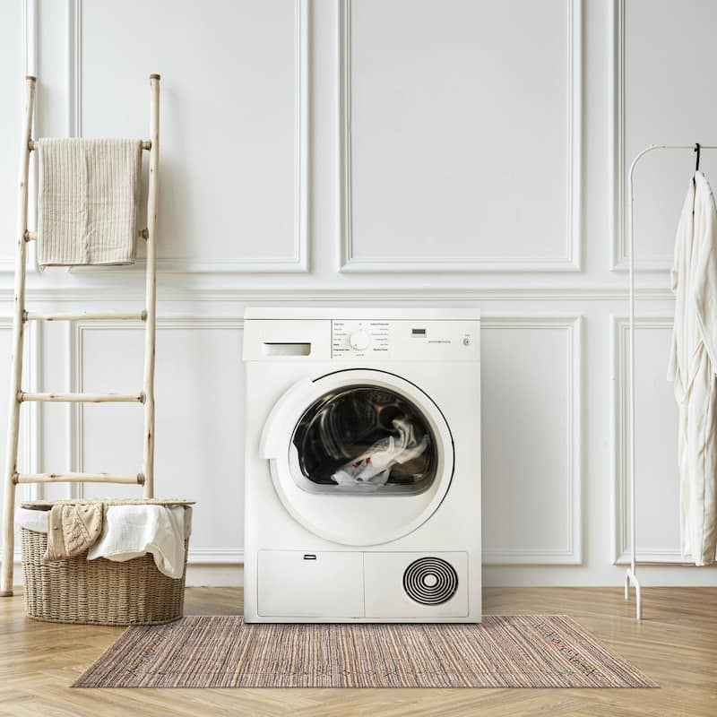 ECARPETGALLERY Hand Loomed Kashkuli Gabbeh Grey Wool Rug - 2'9 x 4'10