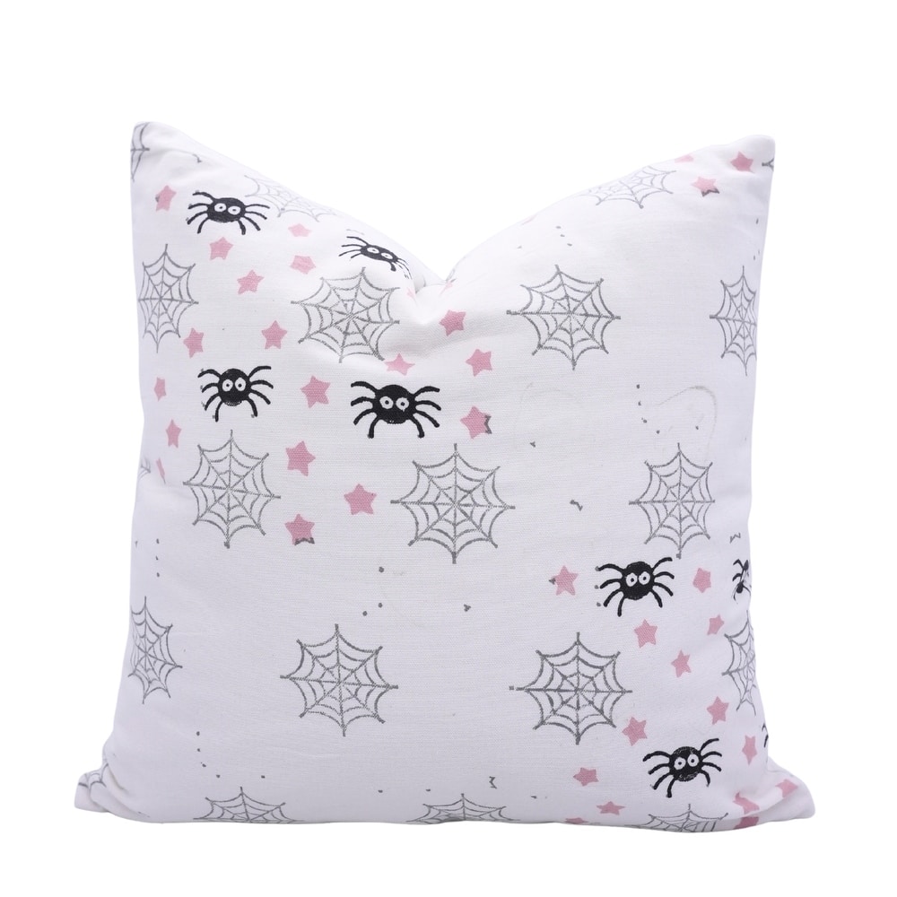 Fabdivine Home Decorative Accent Green Cotton Cushion Case Halloween, Skeleton