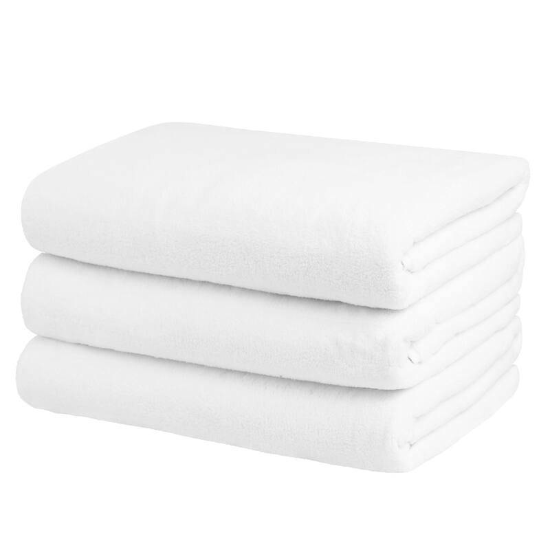 6 Pack Plush Fleece Towel Set