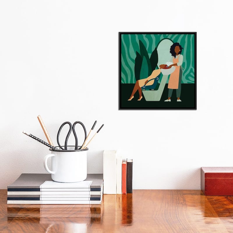 iCanvas "Salon No. 2" by Domonique Brown Framed Canvas Print