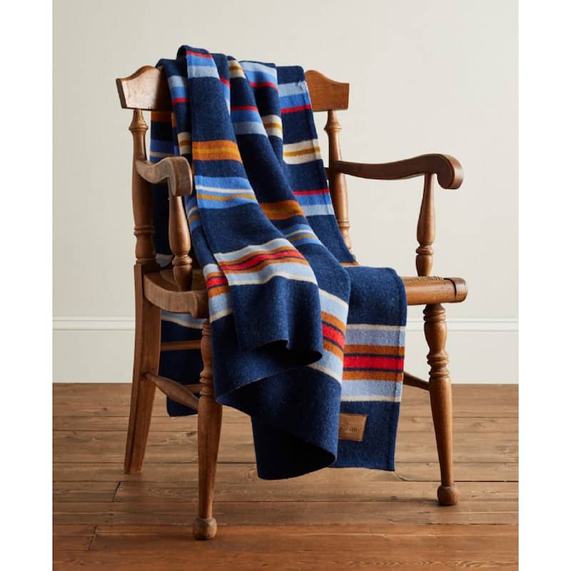 Pendleton Bridger Stripe Wool Throw - Throw