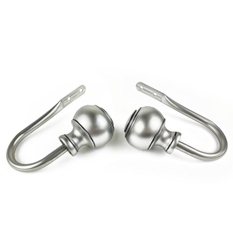InStyleDesign Vesper Curtain Holdback Pair - Satin Nickel