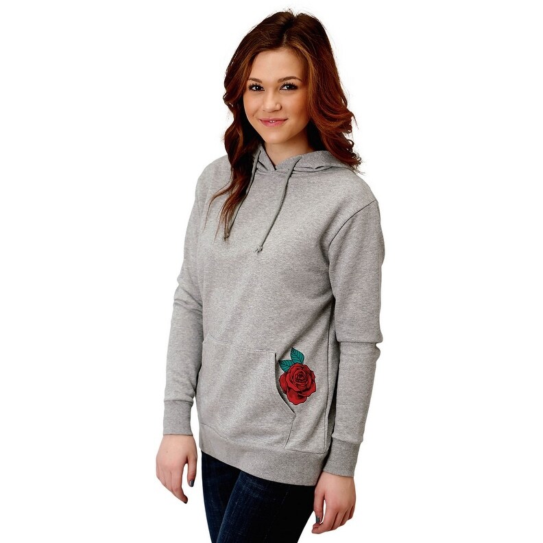 ladies grey sweatshirt