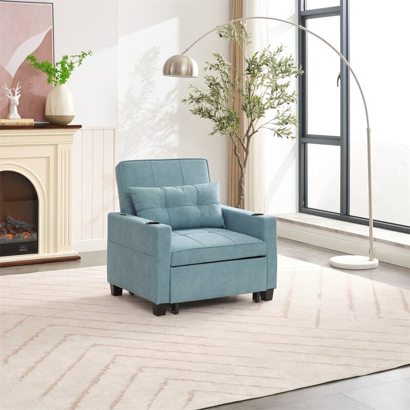 Chair Bed Convertible Chair 3-in-1 Pull Out Sleeper Chair Beds