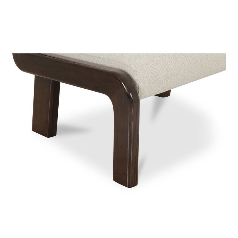 NADAAL STUDIOS Onaris Accent Chair, Vintage-Inspired Black Velvet with Dark-Stained Ash Frame, Black