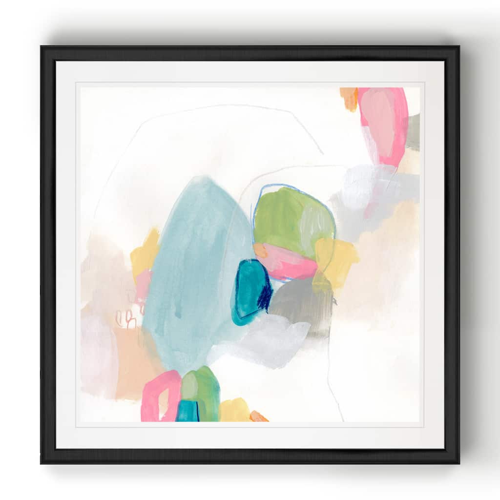 Candy Jacket II -Black Framed Print