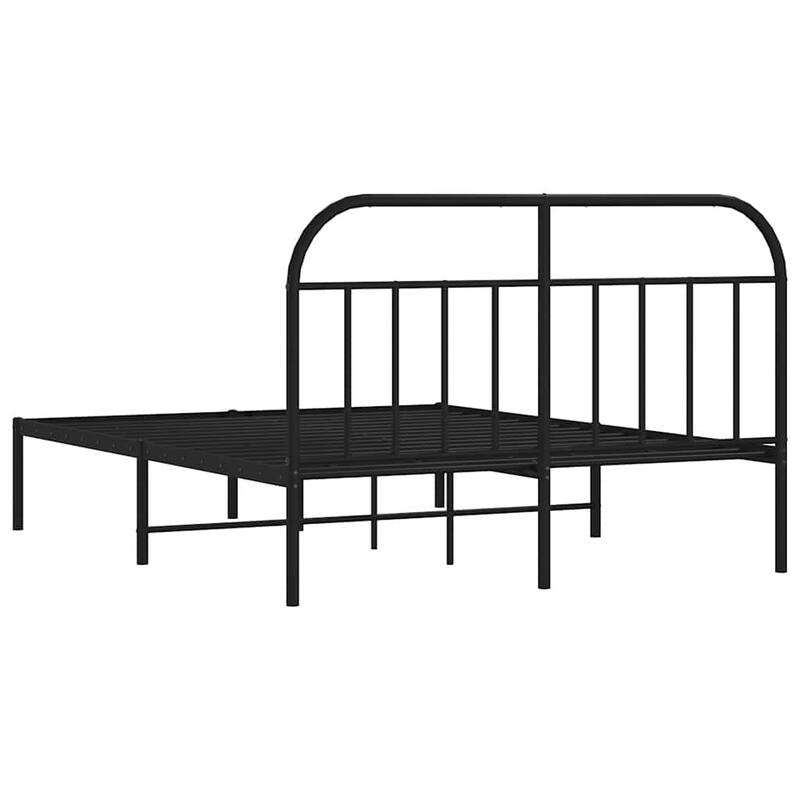 vidaXL 12 Inches Metal Bed Frame No Mattress