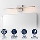 preview thumbnail 4 of 11, JONATHAN Y 28" Dimmable Integrated LED Metal Wall Sconce