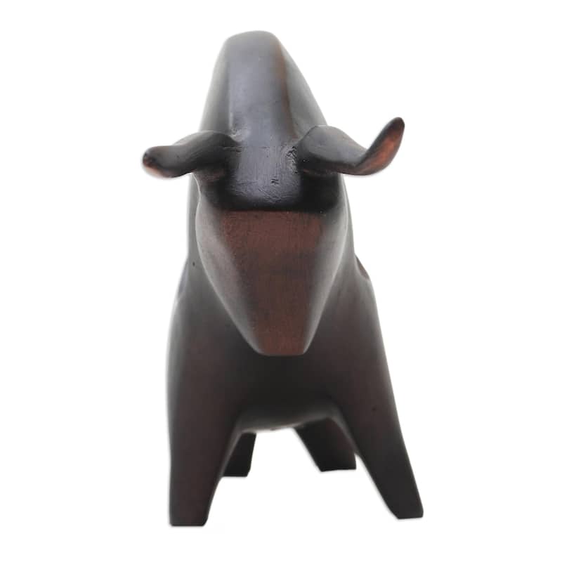 Novica Handmade Stamina And Strength Cement Statuette