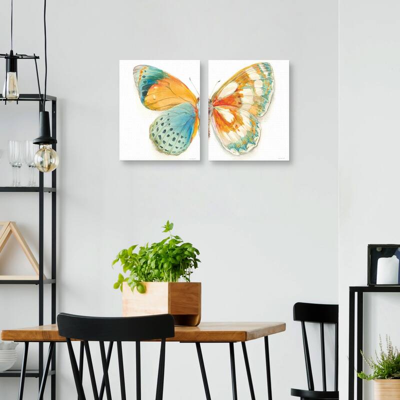 Fragile Wings I, Fragile Wings IV by Danhui Nai Canvas Art Prints