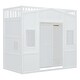 preview thumbnail 9 of 30, Twin Size Solid Wood House Loft Bed with Ladder & Wardrobe