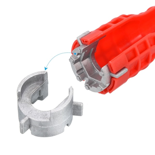 8-in-1 Basin Wrench Set – Multi-Purpose Plumbing Tool For Faucets, Sinks, Toilets, And Tight Spaces, With Thread Seal Tape Included