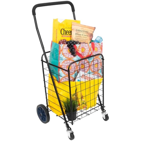 slide 1 of 6, Mount-It! Small Rolling Utility Shopping Car