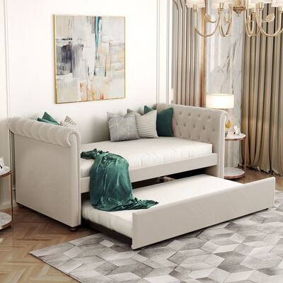 Upholstered Twin Size daybed with Trundle or Drawers