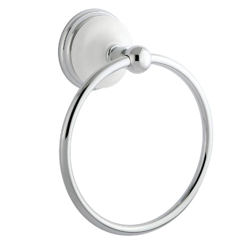 Victorian Towel Ring - Polished Chrome