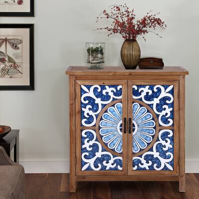 PHI VILLA 2-Door Sideboard Buffet Entryway Accent Storage Cabinet