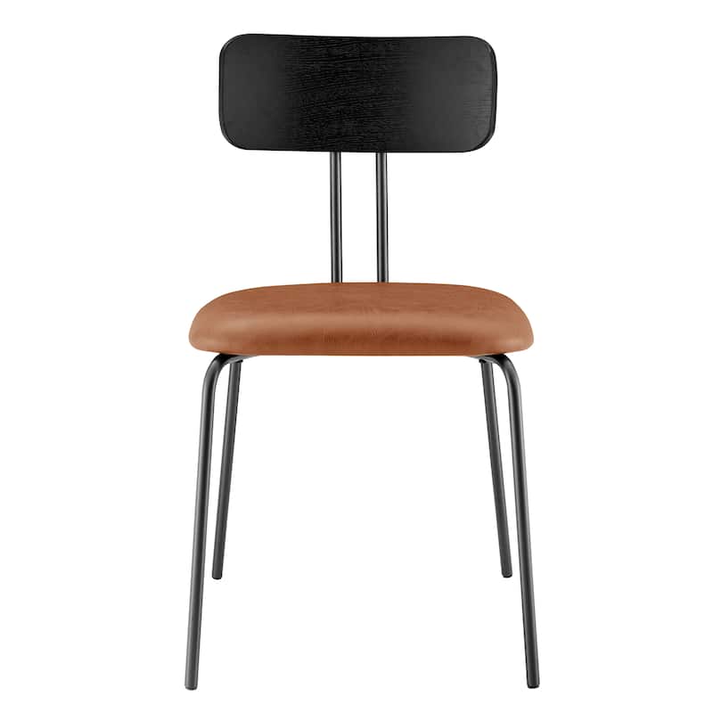 NPD Furniture Judith PU Dining Side Chair (Set of 4)