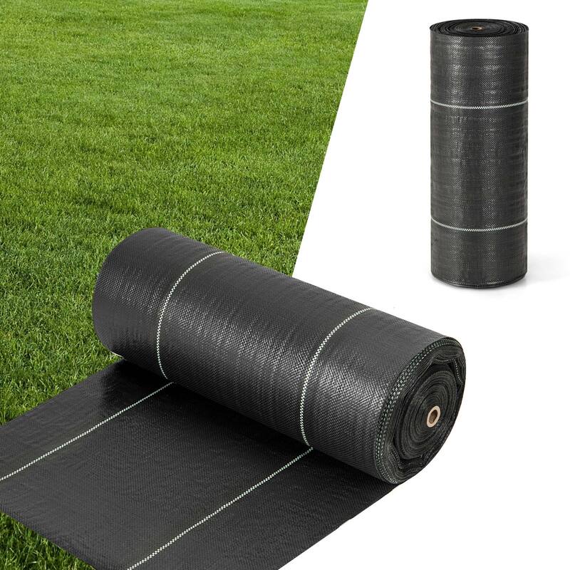 Costway 6.5 x 330FT/4 x 250FT/6 x 300FT Weed Barrier Landscape Fabric - 4 x 250FT