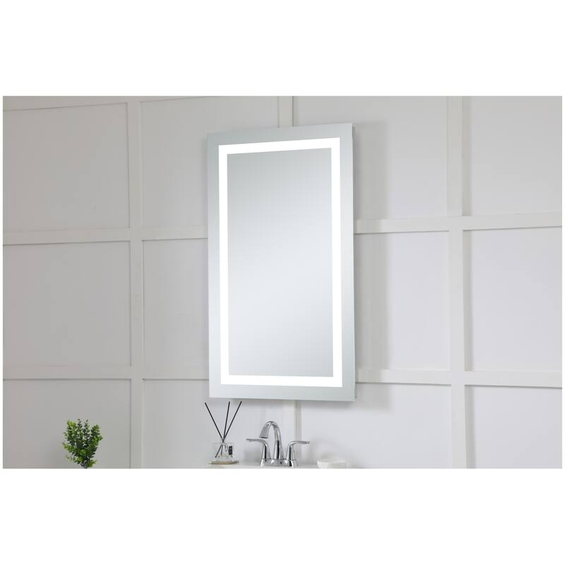 Elegant Lighting Nova 40" X 24" 5000K LED Mirror with Defogging System