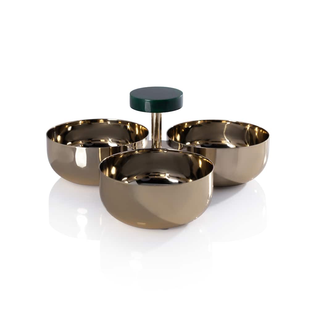 Spiga Stainless Steel Condiment Set