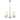 Lavery Haisley Brushed Nickel & White Glass 5 Light Chandelier