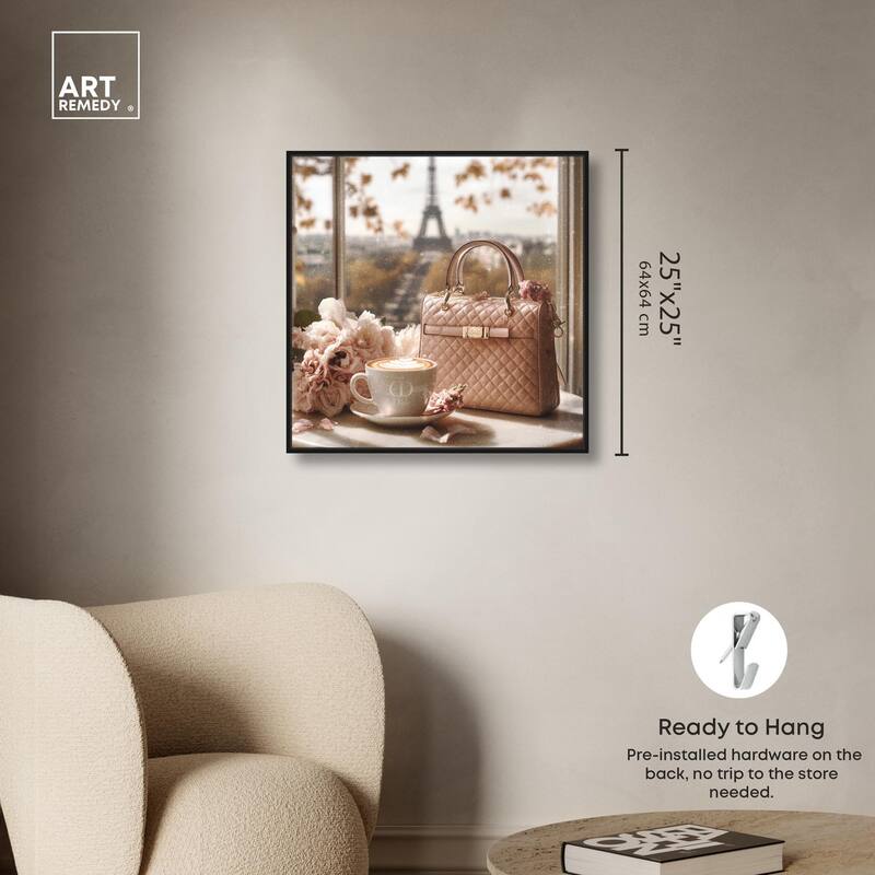 Glam by the Window Paris Canvas by Art Remedy