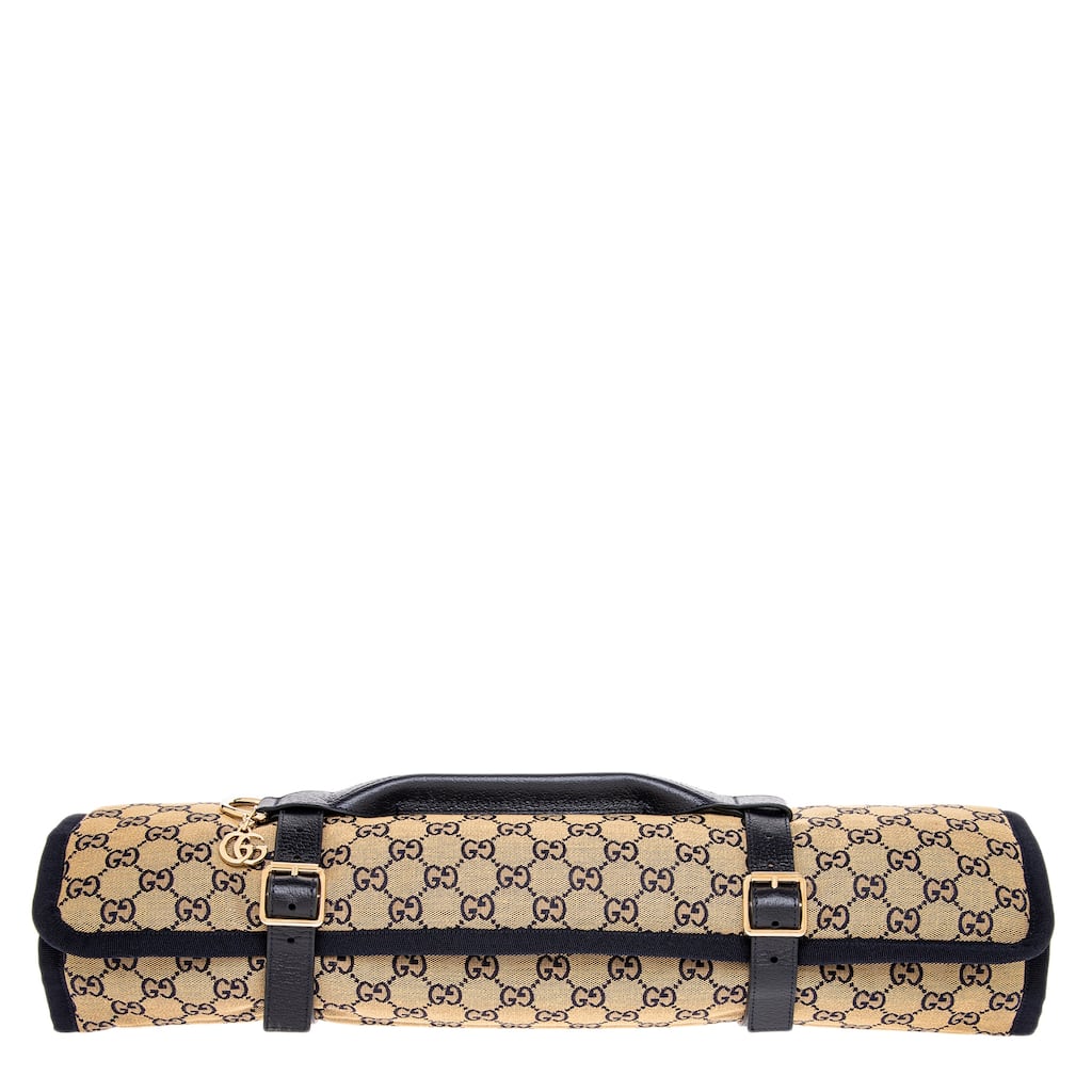 Gucci GG Supreme Portable Dog Bed - 31.5 x 21 in