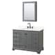 Option Dark Gray / Giotto Quartz Top / Matte Black