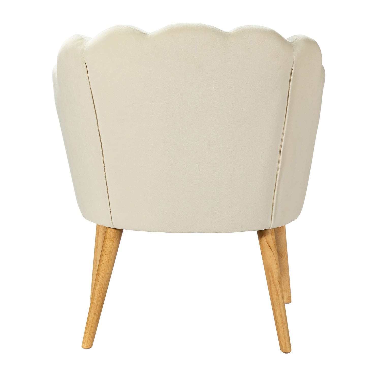 Carson carrington ullnasnoret scalloped hot sale velvet arm chair