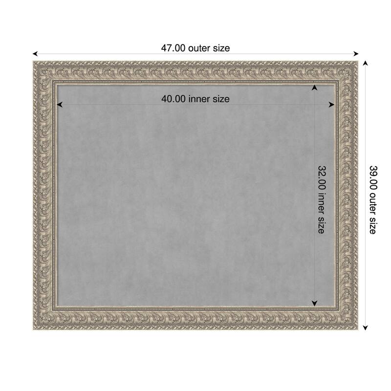 Amanti Art Sydney Silver Framed - 47 x 39 in