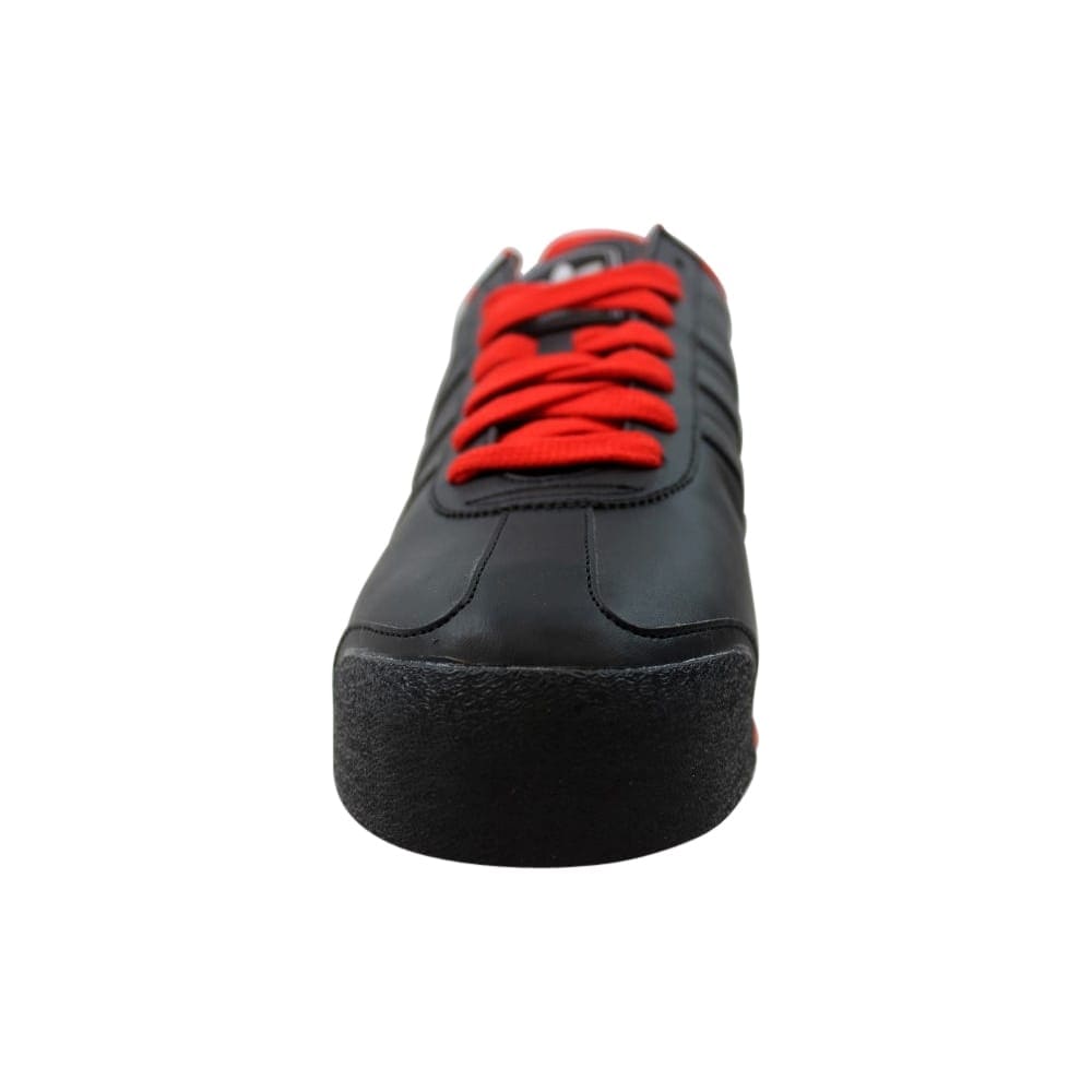 adidas samoa black and poppy red