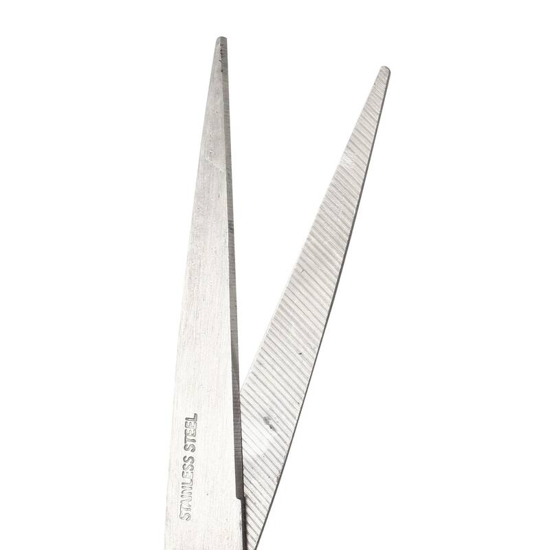Home Black Rubber Coated Handles Stainless Steel Scissors 15.6cm Long - Black