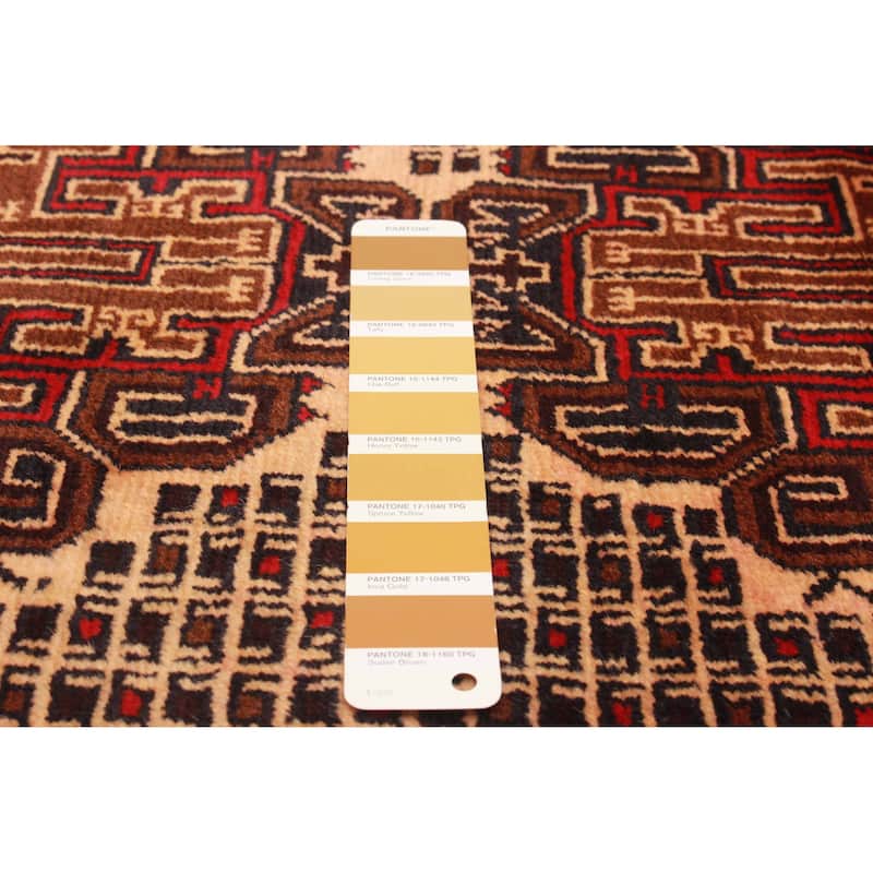 Teimani Brown Rug 2'7" x 5'2" - 2'7 x 5'2