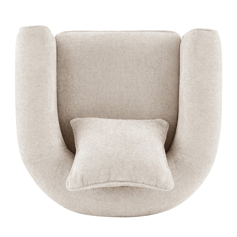 NPD Furniture Heidi Chenille Accent Arm Chair
