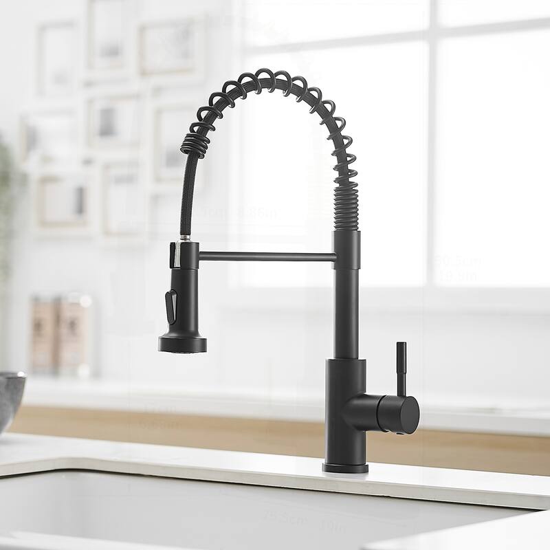 Kitchen Faucet with Pull Down Sprayer and Single Handle
