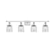 Option White and Polished Chrome / Clear
