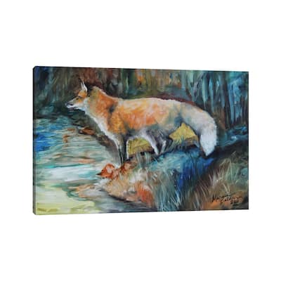iCanvas "Red Fox II" by Marcia Baldwin Canvas Print